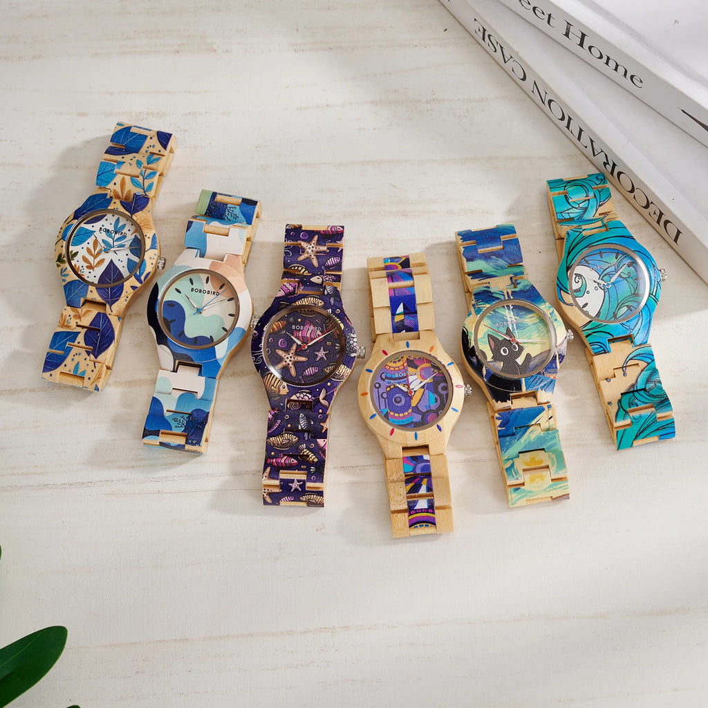 Women’s Fashion Quartz Watch – Colorful Bracelet Elegant Design
